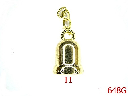 Clopotei poseta - 648G/CLOPOTEL ORNAMENTAL -11-mm---gold-15B3--4D8--N37