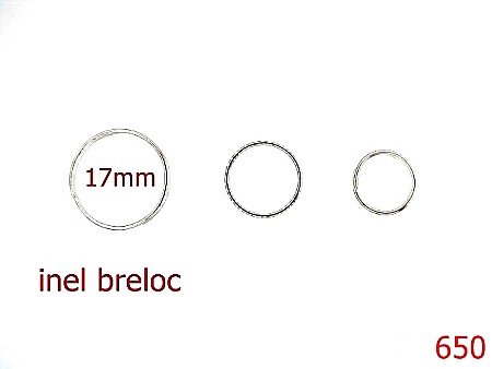 Inele breloc - 650/INEL SPIRALAT 17MM-17-mm---nichel---4D4-5H7-B12