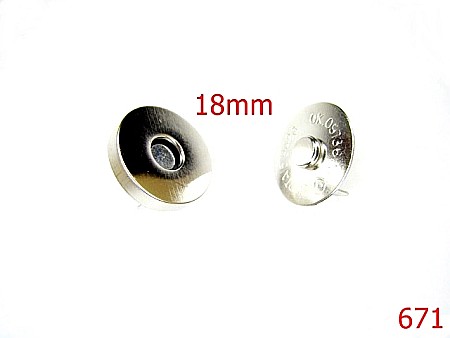 Magneti aparenti - 671/MAGNET 18MM-18-mm---nichel-15B1--7G5--G20