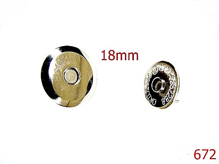 Magneti aparenti - 672/MAGNET 18MM NIKEL UFO-18-mm---nichel-15B2-15B8-7F6/7D4-4B-G12