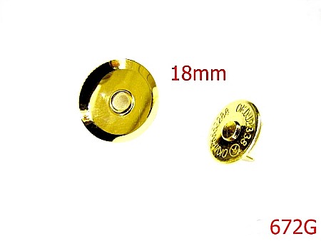 Magneti aparenti - 672G/MAGNET 18MM GOLD UFO-18-mm---gold---7G5--I5