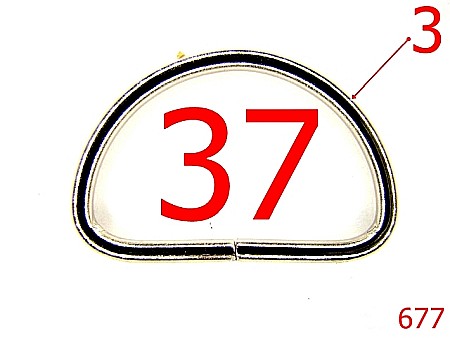 Inele D - 677/INEL D 39MM*3-37-mm-3-nichel-----