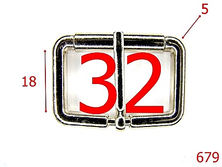 Catarame - 679/CATARAMA CU ROLA ZAMAK 32MM-32-mm-5-nichel-6G7