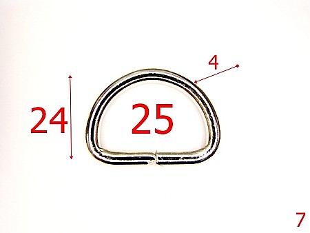 Inele - 7/INEL D 25*4 MM NIKEL-25-mm-4-nichel--3F6-2B6-2D5-2C5-3B4-7D4-7B3--K31