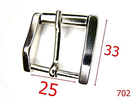 Catarame - 702/CATARAMA  POSETA CU ROLA -25-mm---nichel-6D5--6B1--B19