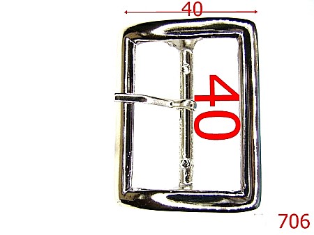 Catarame - 706/CATARAMA 4 CM-40-mm---nichel-6D6.-6E5.-6H4--6B7-6B3--B20