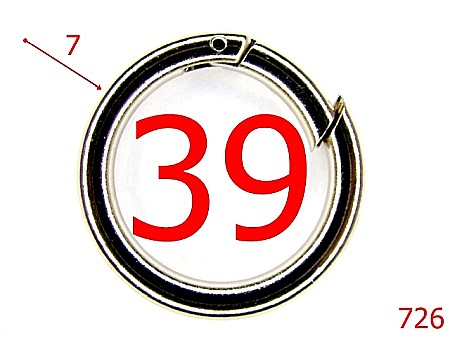 Inele - 726/INEL CARABINA  39 MM-39-mm-7-nichel-23C8-23C9-23C10-23D3-23D4-23D5-23D6----