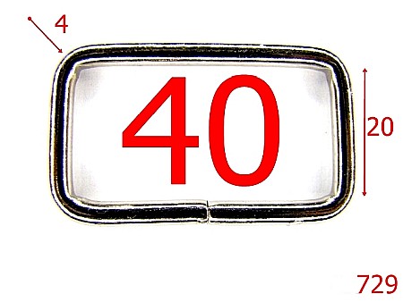 Inele dreptunghiulare - 729/INEL DREPTUNGHIULAR 40MM-40-mm-4-nichel-3K6-4A8-3i6-4A8-3J7-3G8-3i5-3G6-3J4--F5
