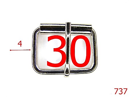 Catarame rola si 1 cui - 737/CATARAMA CU ROLA 3  NIKEL-30-mm-4-nichel-7F7-7D1-7E1-7E7--7B3--
