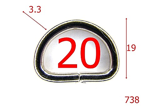 Inele - 738/INEL  20 MM -20-mm-3.3-nichel---2D6-3F5-3D4--G18