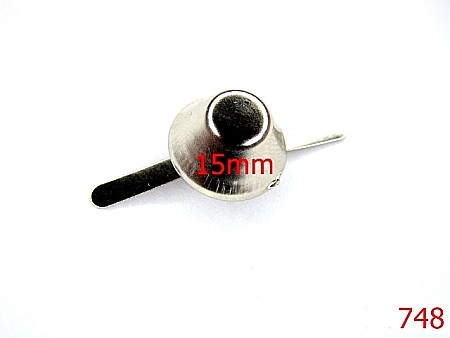 Picioruse fund - 748/PICIORUSE POSETA 15MM-15-mm---nichel---4H6--B33