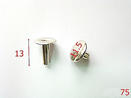 Capse rapide - 75/CAPSE RAPIDE  11.5X13 NIKEL-11.5-mm---nichel-16A1----