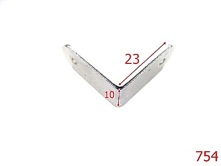 Coltare - 754/COLTAR SIMPLU 23 MM-23X10-mm---nichel---7A3--V18
