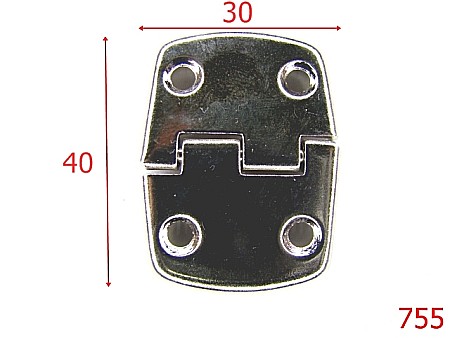 Balamale - 755/BALAMA EXTERIOARA  30*40-40X30-mm---nichel-21 C 5----