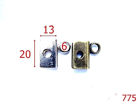 Sustinatori poseta - 775/SUSTINATOR POSETA-6-mm---nichel-----