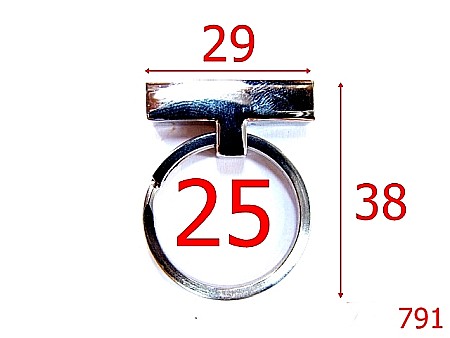Inele breloc - 791/INEL BRELOC-29-mm---nichel-----