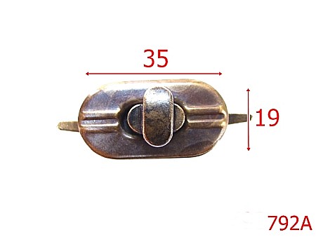 Inchizatori - 792A/INCHIZATOR-35x19-mm---antic---12B3--I18
