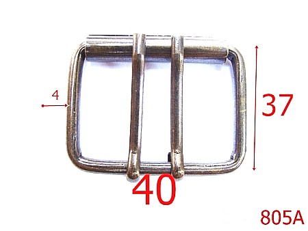 Catarame cu rola si 2 cuie - 805A/CATARAMA CU ROLA 40MM-40-mm-4-antic-7C5-7D7----O32