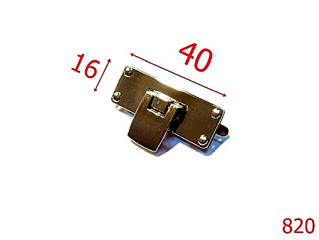 Inchizatori - 820/INCHIZATOARE ZAMAC PT PLIC-40X16-mm---nichel---12L5--C3