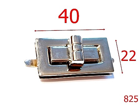 Inchizatori - 825/INCHIZATOARE  ZAMAK 40X22-40X22-mm---nichel---13A12--