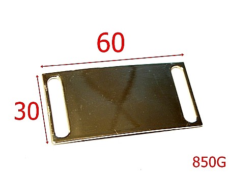 Placute ornamentale - 850G/PLACUTA ORNAMENT INSCRIPTIONABILA GOLD-60x30-mm---gold-----
