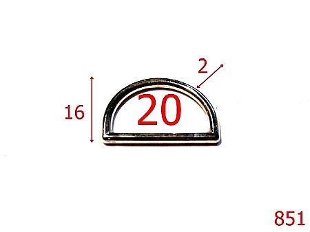 Inele - 851/INEL D ZAMAC 2 CM  NIKEL-20-mm-2-nichel-2A7--3F3--S2