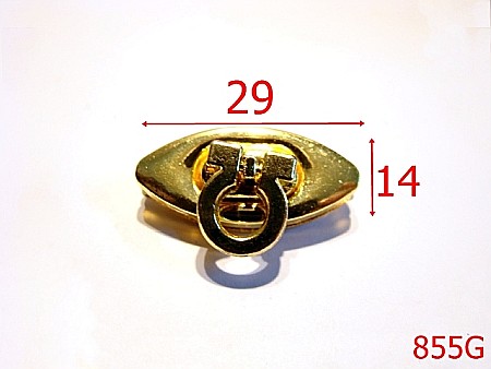 Inchizatori - 855G/INCHIZATOARE GOLD -29x14-mm---gold--14k9