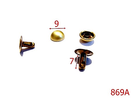 Bumbi ornamentali - 869A/BUMB ANTIK 9 MM -9-mm---antic-----