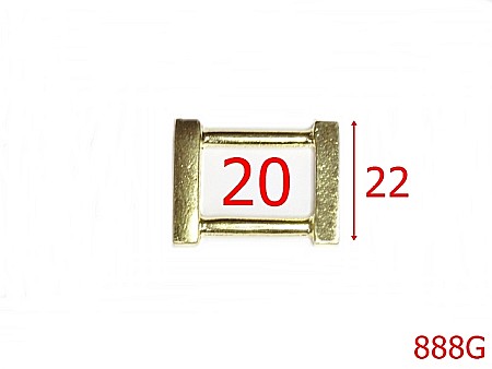 Inele dreptunghiulare - 888G/INEL DREPTUNGHIULAR 20MM-20-mm---gold-3H2----D22
