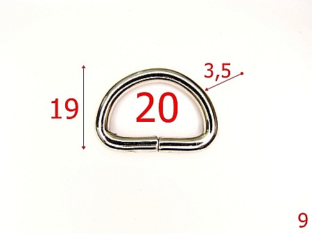 Inele - 9/INEL D 20*3.5 MM NIKEL-20-mm-3.5-nichel-2E.2--3E.8--T12