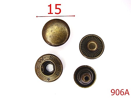 Riveti Capse rapide - 906A/ BUTONI MANUSA 15MM ANTIK-15-mm---antic---4K3/4H3--O4
