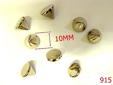 Piramide - 915/TINTE PLASTIC   10 MM  NIKEL-10-mm---nichel-----