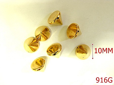 Piramide - 916G/TINTE PLASTIC 10MM GOLD-10-mm---gold---3I1--P14
