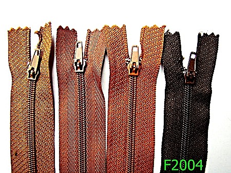 Fermoar - F2004/FERMOAR 20 CM PT INTERIOR-200-mm---MARON INCHIS-----