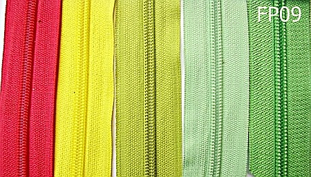 Fermoar - FP09/FERMOAR METRAJ NR 5 /PLASTIC-Nr 5-mm---VERDE INTENS-----