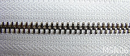 Fermoar metalic - MSN06/FERMOAR METALIC DUBLU NIKEL-Nr 5-mm---alb-----