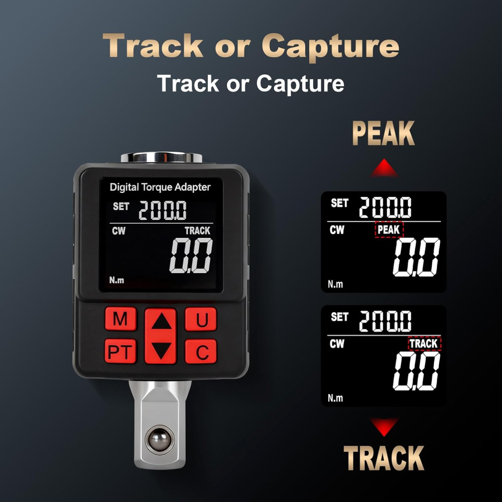 Adaptor de cuplu dinamometric digital HAIRICH 1/2" 10-210 Nm cu adaptoare 1/4" si 3/8" [7]