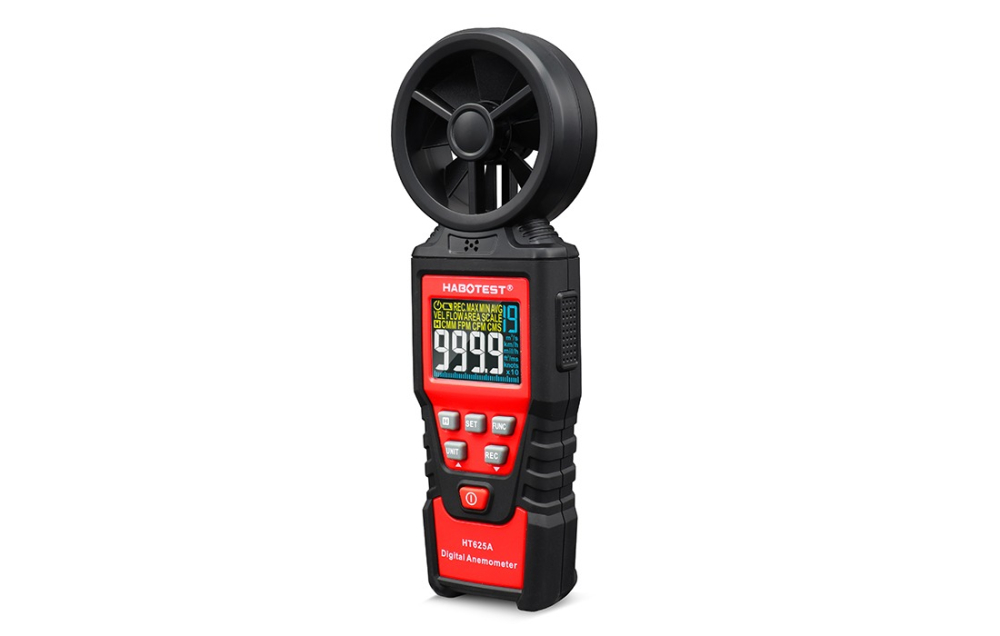 Anemometru digital 3 in 1 Habotest HT625A Viteza Aer Debit Temperatura Umiditate, cu Certificat Etalonare Metrologica [2]