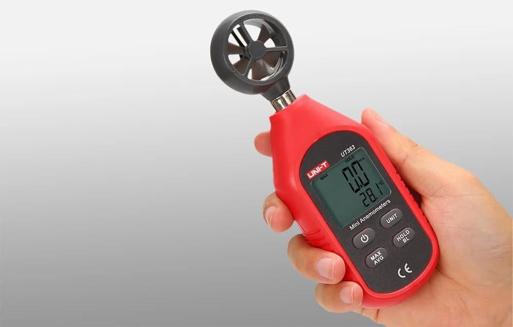 Anemometru digital mini UNI-T UT363 0-30 m/s Temperatura Scara Beaufort, cu Certificat Etalonare Metrologica [2]