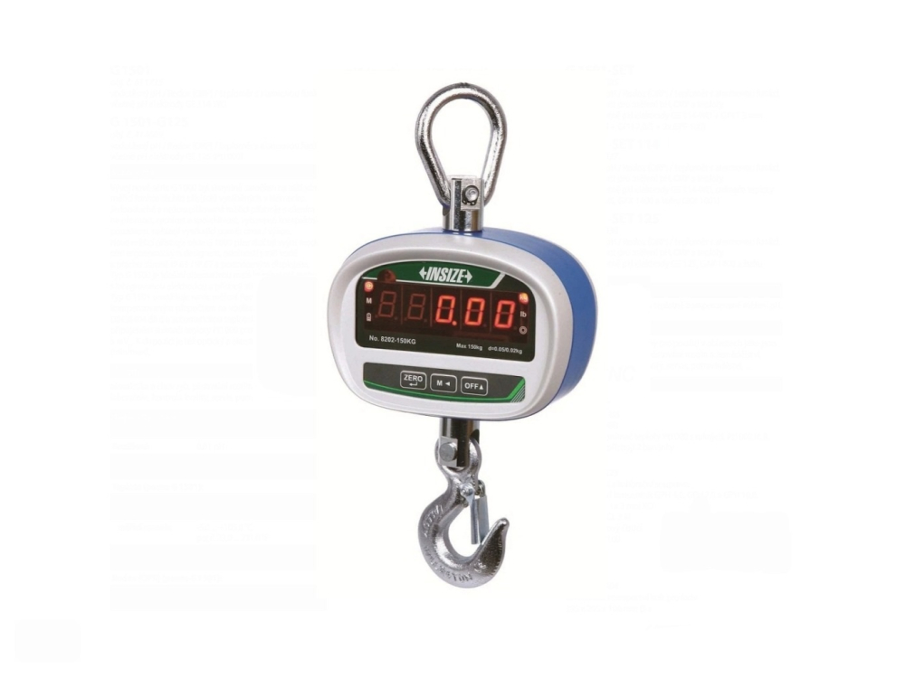 Cantar digital cu carlig INSIZE capacitate 150 kg, rezolutie 0,05 kg, cu telecomanda [1]
