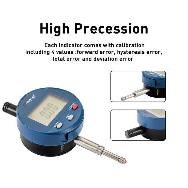 Ceas comparator digital Dasqua 0-12,7mm, rezolutie 0,01mm, precizie +/-0.02mm [4]