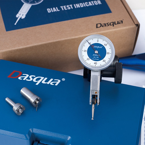 Ceas comparator mecanic cu levier Dasqua 0-8mm, gradatie 0,01mm, cadran 37,5mm, orizontal [7]