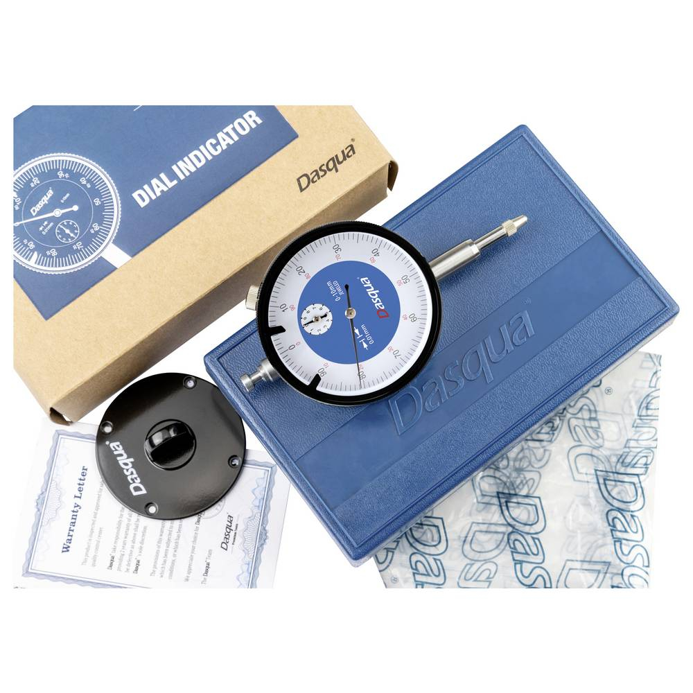 Ceas comparator mecanic Dasqua 0-10 mm x 0,01 mm, precizie 0.017mm, DIN878 [5]