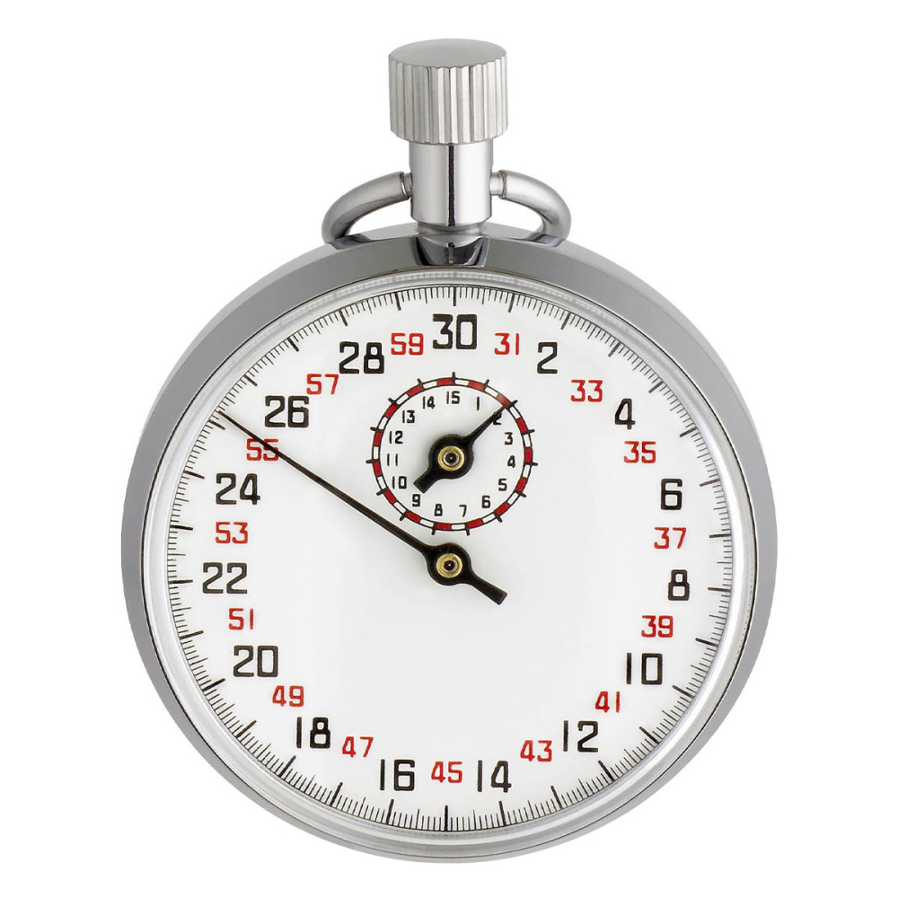 Cronometru mecanic TFA, interval 15 minute, rezolutie 1/10 secunda, carcasa otel inoxidabil [2]