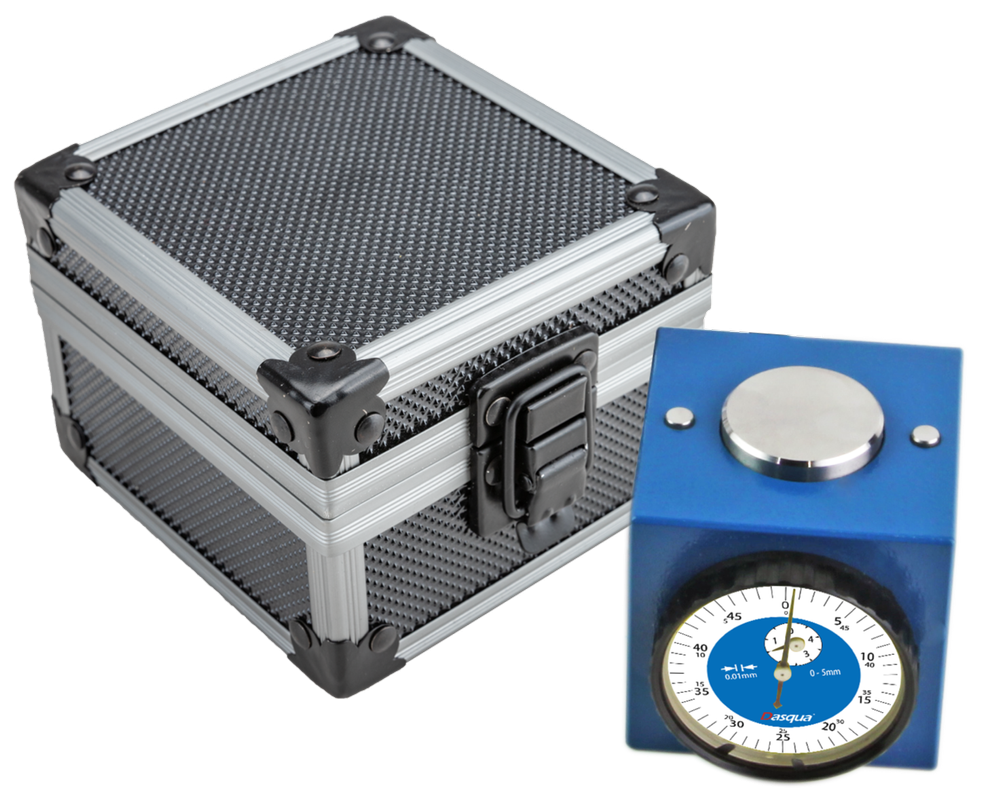 Dispozitiv setare punct zero Dasqua domeniu 0-2mm, gradatie 0.01mm, IP65, baza magnetica [2]