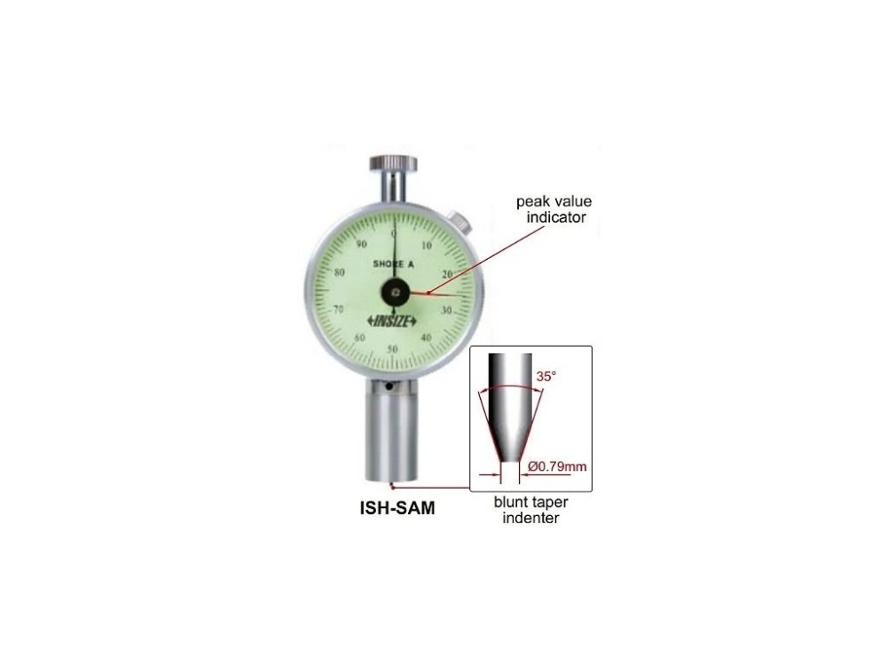 Durometru mecanic Shore A 10-90 HA ISH-SAM INSIZE rezolutie 1 HA [2]