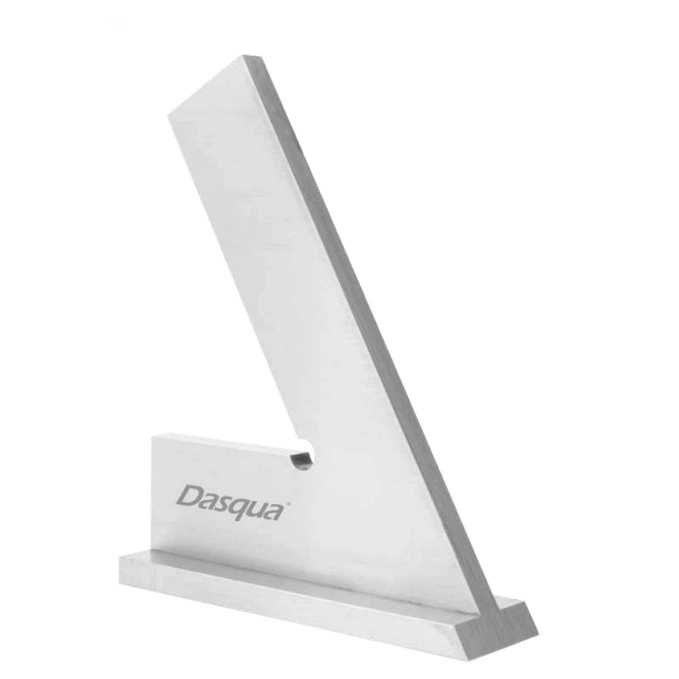 Echer ascutit 60° cu talpa Dasqua 200x130mm clasa de precizie II toleranta 0,040mm norma DIN875/2 [1]