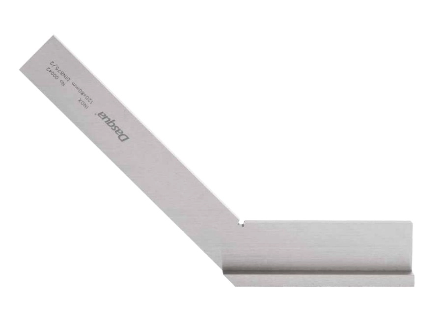 Echer obtuz 135° cu talpa Dasqua 150x100mm clasa de precizie II toleranta 0,035mm norma DIN875/2 [1]