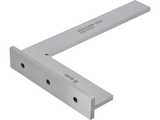 Echer vinclu drept cu talpa 300x200 mm, otel calit, DIN 875, clasa II [3]