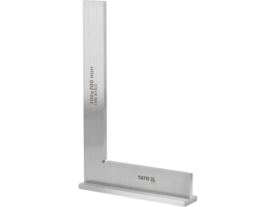 Echer vinclu drept cu talpa 300x200 mm, otel calit, DIN 875, clasa II [2]